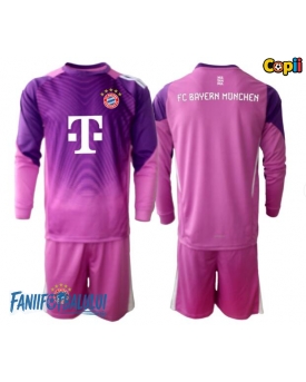 Bayern Munich Portarii Echipament de Fotbal Replică 2025-26 Copii Treilea Mâneci Lungi (+ Șorturi)